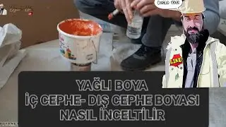 BOYA NASIL İNCELTİLİR,  TİNER VE SU İLE BOYA İNCELTME