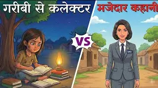 कलेक्टर और माफिया की मजेदार कहानी | CARTOON MORAL STORY HINDI VILLAGE POOR IAS | HINDI MORAL STORIES