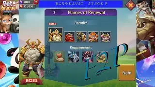🗡Lords Mobile - Stage 3 - Flames of Renewal without Rose