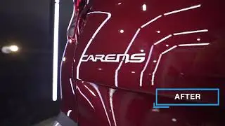 Kia Carens защищена мгновенной/автоматической самовосстанавливающейся плёнкой PPF и двухцветной плёнкой с чёрным глянцевым покрытием PPF от Gloss