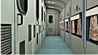 First AC interiors of 16182/ Silambu Express in MSTS Indian Railways