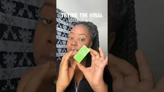 Trying the viral green tea mask stick🌱