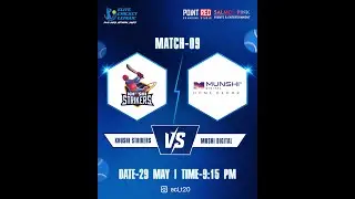 MATCH-9 || KHUSHI STRIKERS vs MUNSHI DIGITAL || ECL || SKY CRICKET LIVE || SKY PRODUCTION