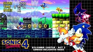 Sonic 4 Episode 2 - Sylvania Castle Act 2 - Genesis Megadrive Remix (Sonic 31st Anniversary Video)