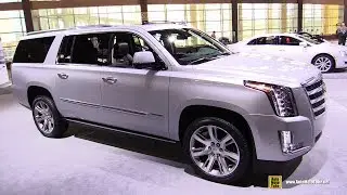 2017 Cadillac Escalade ESV Premium - Exterior and Interior Walkaround - 2017 Chicago Auto Show
