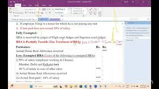 Unit 10 - Direct Taxes Live - Guru's Academy, Erode Online Live Zoom Meeting