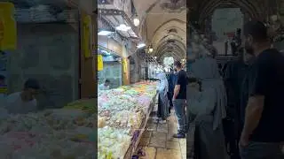 The Old City Market in Jerusalem.Israel 2025