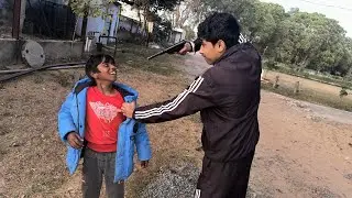Fake gun prank on public 😂