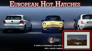 European Hot Hatches GT Cafe Menu Book | Gran Turismo 7
