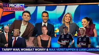 Trump Tariff War, Wombat Worry & Max Verstappen & Liam Lawson: The Project Full Episode (March 12)