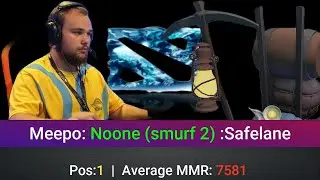 Meepo Perspective by Noone (smurf 2) | @1440p | Safelane Pos:1 |  |5862284740