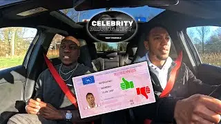 Celebrity Driving Test... Met Jonathan de Guzman... Celebrity Driving Test...