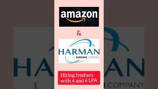 Amazon Hiring Freshers Shorts🙋|tech jobs|it jobs #shorts
