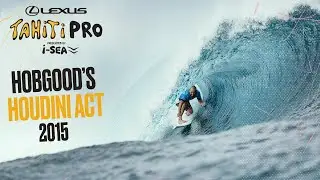 CJ Hobgood's perfect disappearing act at pumping Teahupo'o in 2015