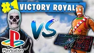 FORTNITE PS4 PRO PLAYER CARRIES PC PLAYER TO A WIN!! (HILARIOUS ENDING)