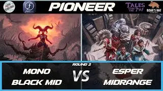 Моно-черный мидрейндж против Эспер мидрейндж [MTG Pioneer, раунд 2]