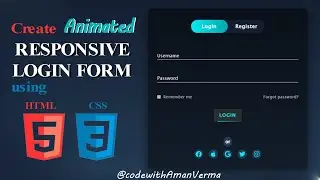 Designing an Eye-Catching Animated Login Page with HTML and CSS