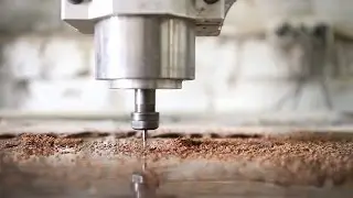 Trying to cut chocolate with a milling-machine