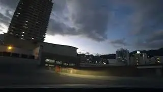［4K］〈 ヤマダデンキ  神戸本店 〉 の立体駐車場に、入りました。I entered the multi-storey car park of Kobe Main Store.