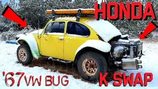 &lsquo;67 VW K SWAPPED K Series VTEC Honda Baja Bug | BUILT TO ENJOY