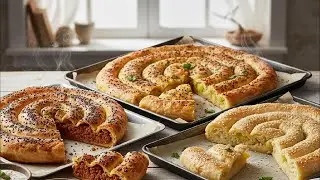 Ultra Soft Rolled Pastry with Minced Meat & Potato | Homemade Dough Recipe
