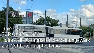 OSL Senftenberg - Linie 607 - SOR CN12 #0631
