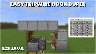 EASY FAST TRIPWIRE HOOK FARM FOR MINECRAFT 1.21 - JAVA EDITION
