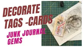 Decorating Masterboard Tags or Journal Cards