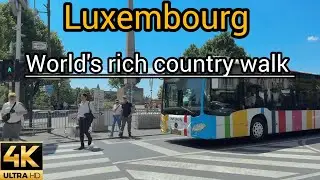 Luxembourg 🇱🇺 world 🌍 rich country ✨💎... Walking street tour       #luxembourg #world #money  
