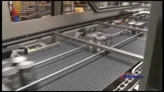 Shrink Wrapper System for 2-Piece Cans Provides 4-Pack Bundled Trays of Canned Product