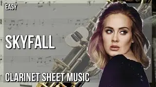 Clarinet Sheet Music: How to play Skyfall by Adele