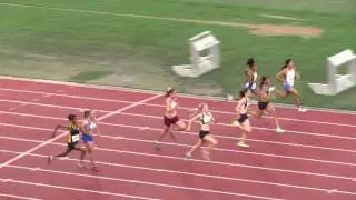 100M 14 Yrs Women Final 12.51 Jayayla Doyle QLD State Champs 2013.   060