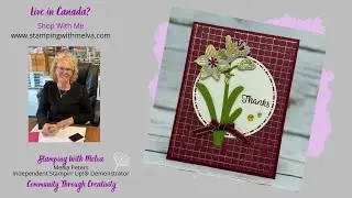 Live with Stamping with Melva - Stampin' Up! Artful Amaryllis