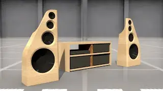 Making Open Baffle 4-Way Speakers - Part 1