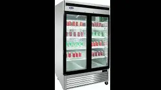 Atosa MCF8707 Merchandiser Review | 2 Glass Door Display Refrigerator for Restaurants & Stores