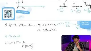 Некоторое количество идеального газа находится в объеме V1 = 30 л под давлением p1  =  2,5 - №29695