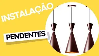 Instala&ccedil;&atilde;o de pendentes facinho #ilumina&ccedil;&atilde;o 