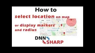 DNN Google Maps markers and radius