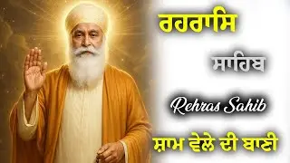 Rehraas Sahib - ਰਹਿਰਾਸ ਸਾਹਿਬ ਪਾਠ | Rehras Sahib full Path | Nitnem Path rehras Sahib