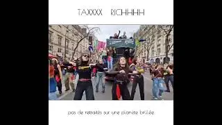 Taxer les riches Techno Paris France Manifestation (r&eacute;forme des retraites) #manifestation