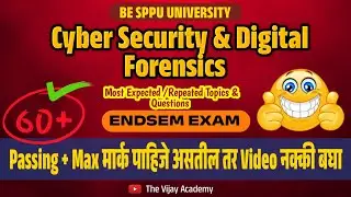 CSDF Most IMP Questions | BE Comp Engg | #sppu ENDSEM | Cyber Security & Digital Forensics | PYQ's