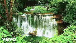 Sareen - Waterfall Serenity 4K &ndash; Relaxing Water Sounds & Nature Ambience for Deep Sleep & Calm