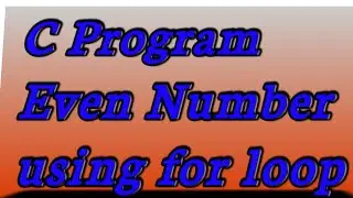 how to find even number in c|  c program to check even number| c programming | #programworldcoding