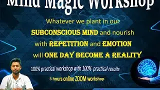 India's first one or one mind training program 😱 ( Mind magic workshop ) 🤯