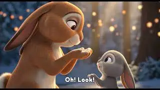 การ์ตูน Snowing ครอบครัวกระต่าย | เรียนภาษาอังกฤษสนุก ๆ กับ Monkey