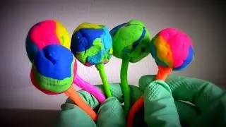 Play Doh Cake Pops Rainbow
