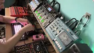 Ambient jam with the Erica Synths Echolocator