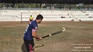 Maharashtra state police hockey team goalkeeper| Ganesh Palande |practice session
