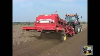 CASE IH MAXXUM MXM120 AND REEKIE 300SA DESTONER