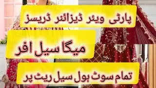 Biggest Sale Readymade Luxury Designer Fancy Dresses Biggest Sale/Maxi Dress/Saree/Gharara@Zonistyle